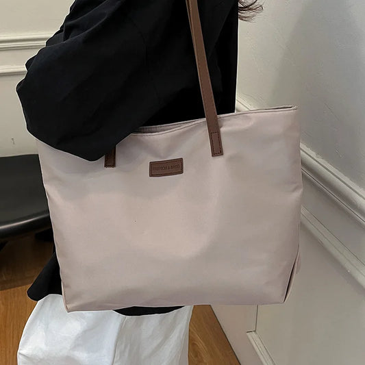 Bolsa casual para Casual para mujer tela Oxford, al hombro, ideal para usar en el colegio para tu compu aprueba de agua, gran capacidad para meter todo lo que ocupas en el día a día