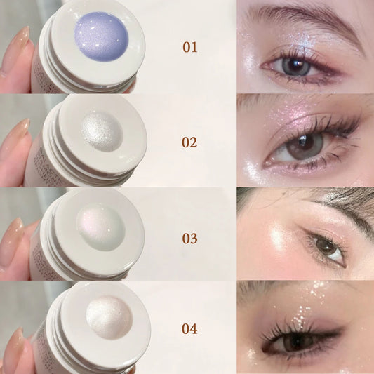 Líquido Iluminador de Diamante Perlado Destacado Brillo Intenso Cuerpo Completo Resplandor Contorno Facial Iluminador de Larga Duración