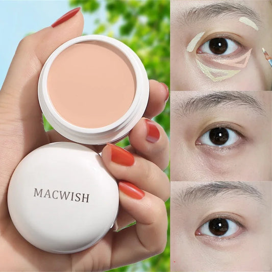 Corrector de Alta Cobertura Cubrir Antiojeras Pecas Base de Maquillaje Duradera a Prueba de Agua BB Cream para el Rostro