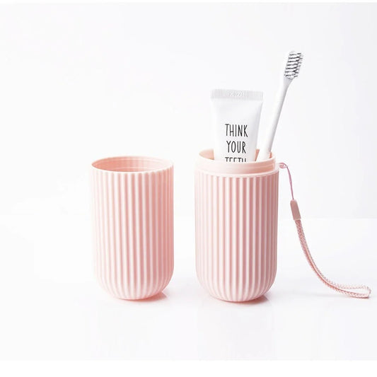 Estuche protector portátil para pasta de dientes y cepillo de dientes, caja de almacenamiento para viajes y camping, protege el cepillo de dientes y la pasta de dientes de la suciedad y los daños