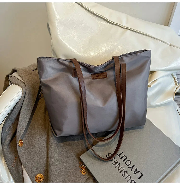 Bolsa casual para Casual para mujer tela Oxford, al hombro, ideal para usar en el colegio para tu compu aprueba de agua, gran capacidad para meter todo lo que ocupas en el día a día