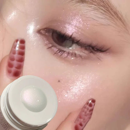 Líquido Iluminador de Diamante Perlado Destacado Brillo Intenso Cuerpo Completo Resplandor Contorno Facial Iluminador de Larga Duración