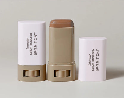 Nuevo Suero Bálsamo Potenciado Tinte de Piel Textura Sedosa Cobertura Hidratante Voluminizador Tono de Piel Uniforme Mejor Base en Barra Maquillaje de Viaje