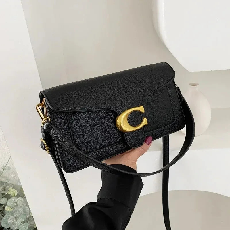 Bolso cuadrado pequeño para mujer, elegante, para llevar cruzado o al hombro, versátil y moderno