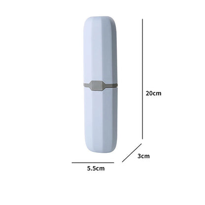 Estuche protector portátil para pasta de dientes y cepillo de dientes, caja de almacenamiento para viajes y camping, protege el cepillo de dientes y la pasta de dientes de la suciedad y los daños