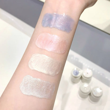 Líquido Iluminador de Diamante Perlado Destacado Brillo Intenso Cuerpo Completo Resplandor Contorno Facial Iluminador de Larga Duración