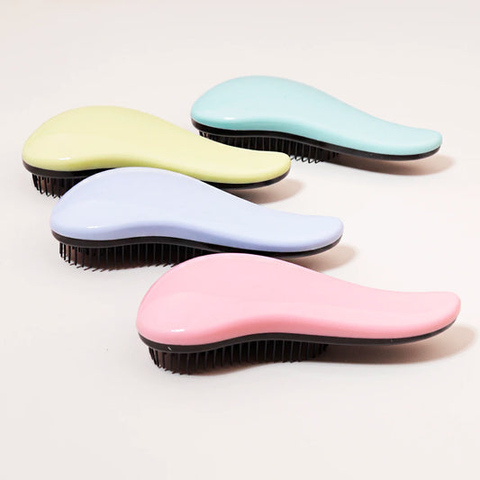 Cepillo de masaje antiestático, cepillo enrollador de ducha para masaje, cepillo para cabello mojado y rizado, herramienta de peluquería de salón
