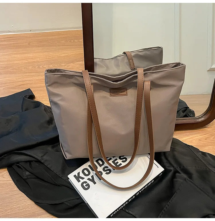 Bolsa casual para Casual para mujer tela Oxford, al hombro, ideal para usar en el colegio para tu compu aprueba de agua, gran capacidad para meter todo lo que ocupas en el día a día