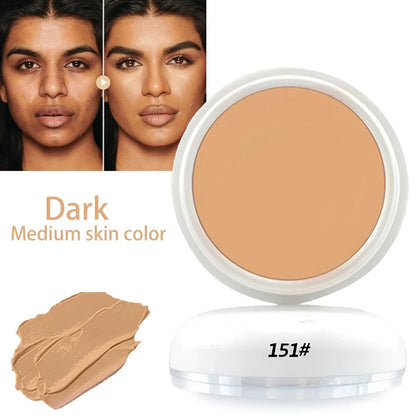 Corrector de Alta Cobertura Cubrir Antiojeras Pecas Base de Maquillaje Duradera a Prueba de Agua BB Cream para el Rostro