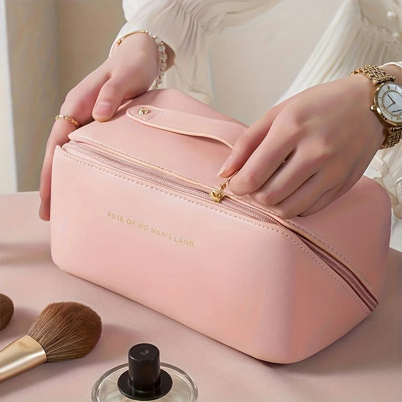 Organizador de Maquillaje Bolsa de Artículos de Tocador Femenina Estuche de Maquillaje Bolsa de Almacenamiento, Bolsa de Cosméticos, Bolsa Organizadora para Viaje con Cremallera