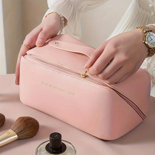 Organizador de Maquillaje Bolsa de Artículos de Tocador Femenina Estuche de Maquillaje Bolsa de Almacenamiento, Bolsa de Cosméticos, Bolsa Organizadora para Viaje con Cremallera