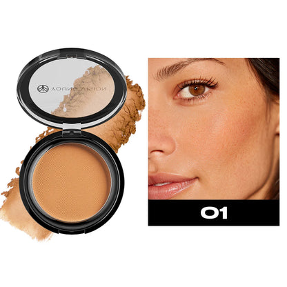 Polvo Bronceador Mate Sedoso para Fijar Maquillaje, Contorno Facial, Larga Duración, Corrector 3D, Paleta de Sombras para Contorno Profundo de Nariz