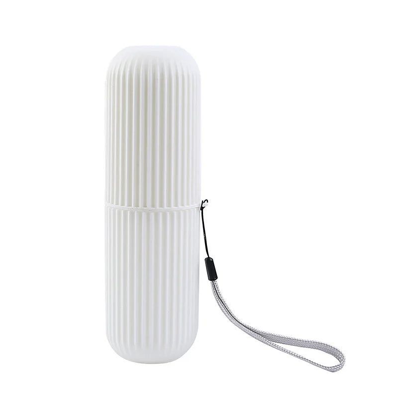Estuche protector portátil para pasta de dientes y cepillo de dientes, caja de almacenamiento para viajes y camping, protege el cepillo de dientes y la pasta de dientes de la suciedad y los daños