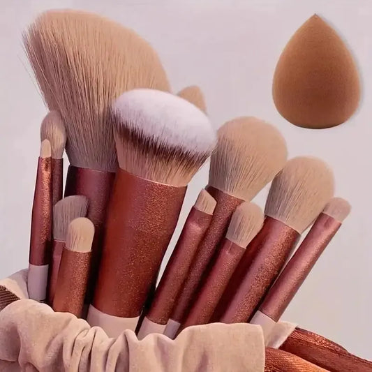 Juego de brochas de maquillaje suaves y esponjosas, profesionales, para base de maquillaje, polvos, sombras de ojos, brochas Kabuki para difuminar, herramienta de belleza, maquillaje