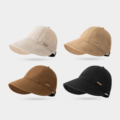 Sombrero de sol plegable de ala ancha Gorras ajustables con cordón para hombres y mujeres Sombreros de playa de verano Viseras de secado rápido Gorra de pescadora