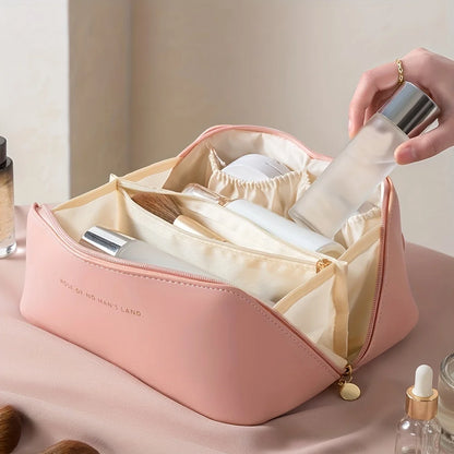Organizador de Maquillaje Bolsa de Artículos de Tocador Femenina Estuche de Maquillaje Bolsa de Almacenamiento, Bolsa de Cosméticos, Bolsa Organizadora para Viaje con Cremallera