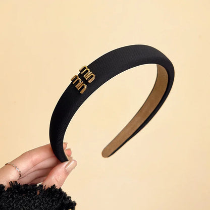 1 diadema retro para peinado color negro de abeja retro y clásico para mujeres, niñas, diadema de moda versátil francesa, accesorios para el cabello