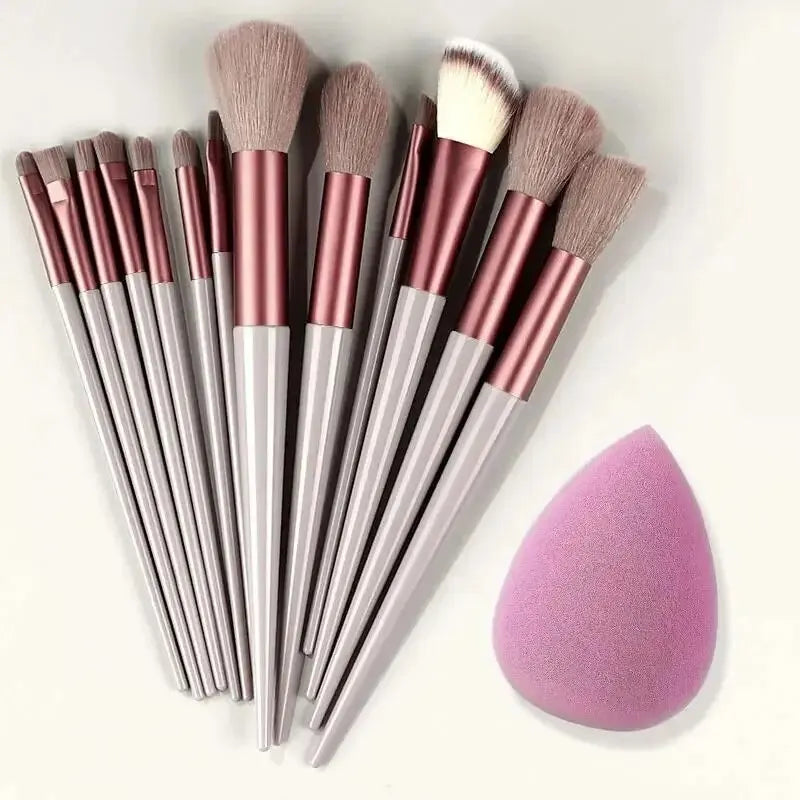Juego de brochas de maquillaje suaves y esponjosas, profesionales, para base de maquillaje, polvos, sombras de ojos, brochas Kabuki para difuminar, herramienta de belleza, maquillaje