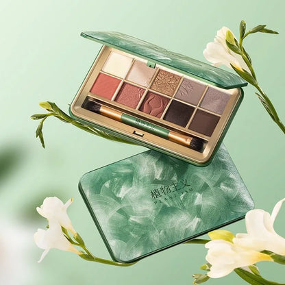 Set de Paleta de Maquillaje Sombras de Ojos Altamente Pigmentadas Paleta a Prueba de Agua, Paleta de Sombras de Ojos con Brillo Natural Brillo para ojos