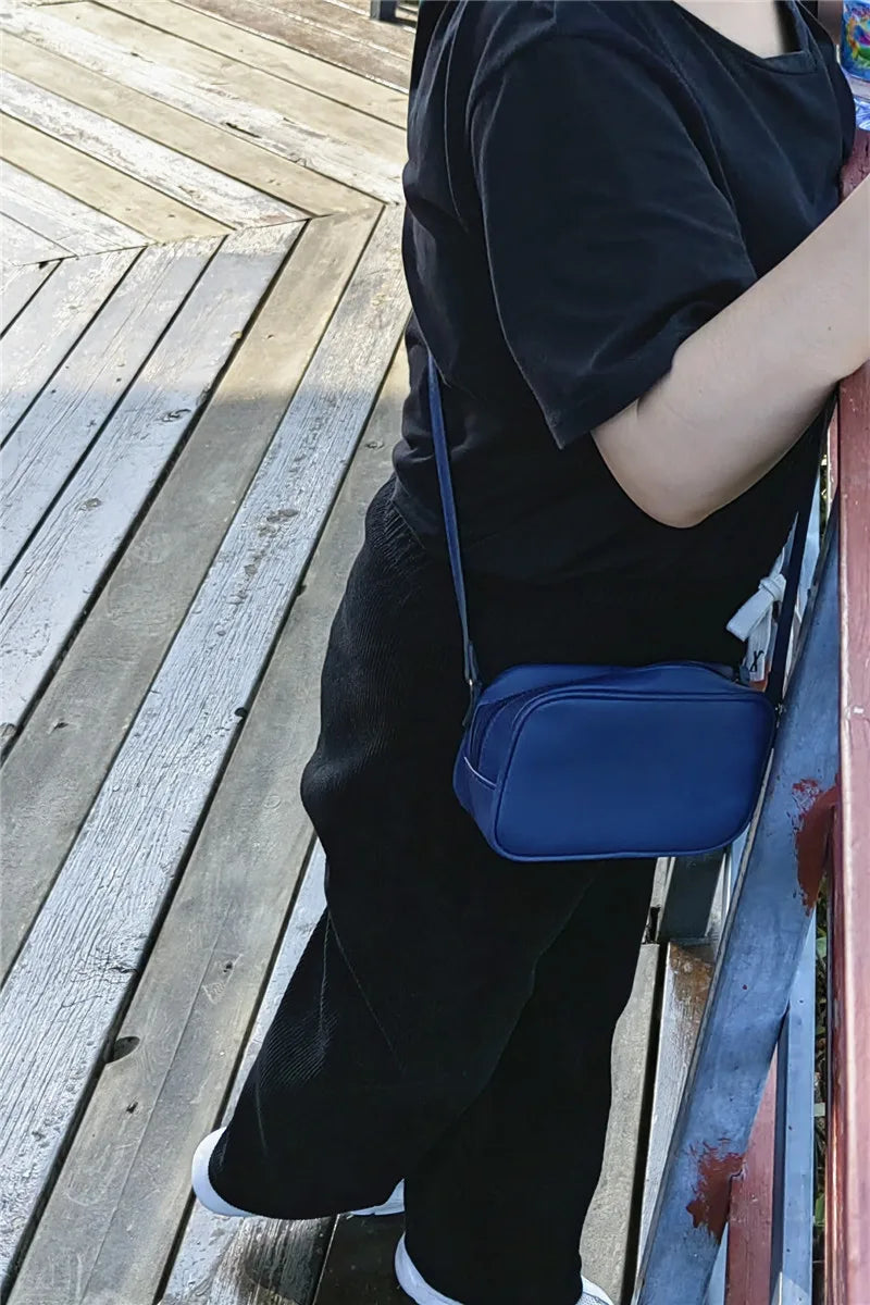 Bolso bandolera portátil para teléfono móvil, monedero cuadrado pequeño para mujer, cartera de almacenamiento, bolso de mano informal para una sola persona