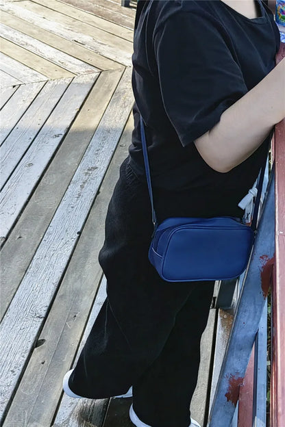 Bolso bandolera portátil para teléfono móvil, monedero cuadrado pequeño para mujer, cartera de almacenamiento, bolso de mano informal para una sola persona
