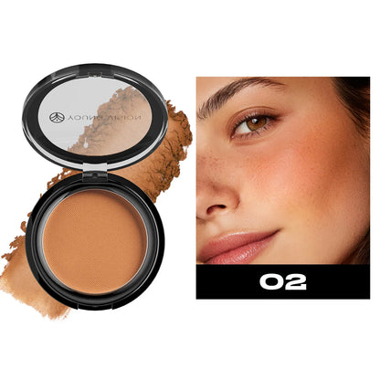 Polvo Bronceador Mate Sedoso para Fijar Maquillaje, Contorno Facial, Larga Duración, Corrector 3D, Paleta de Sombras para Contorno Profundo de Nariz