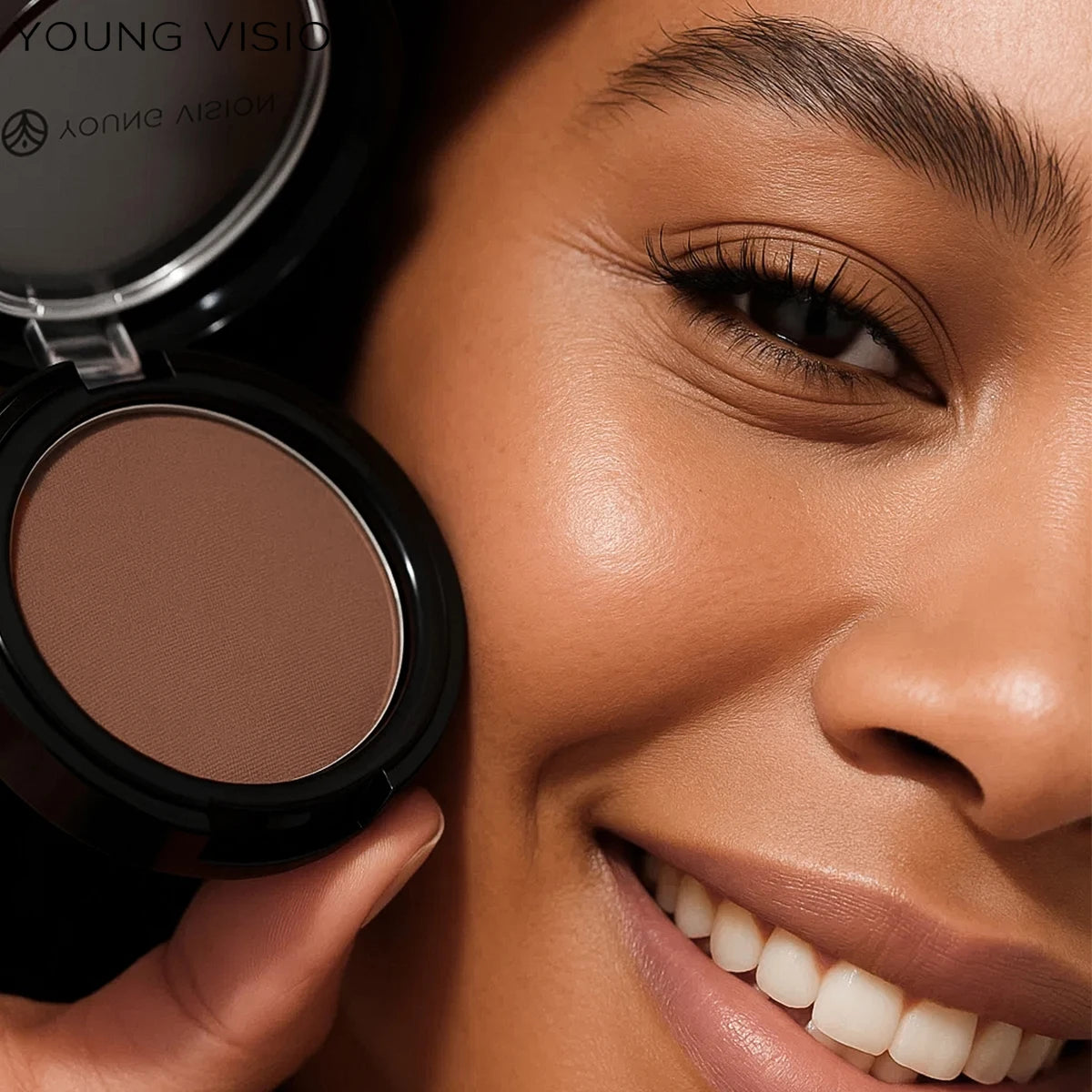 Polvo Bronceador Mate Sedoso para Fijar Maquillaje, Contorno Facial, Larga Duración, Corrector 3D, Paleta de Sombras para Contorno Profundo de Nariz
