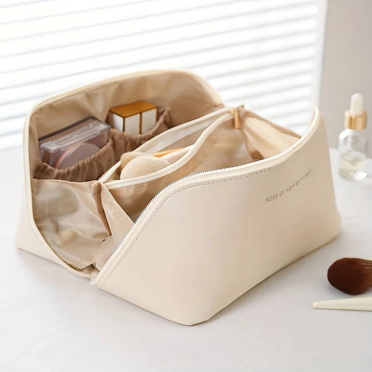 Organizador de Maquillaje Bolsa de Artículos de Tocador Femenina Estuche de Maquillaje Bolsa de Almacenamiento, Bolsa de Cosméticos, Bolsa Organizadora para Viaje con Cremallera