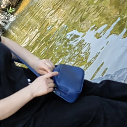 Bolso bandolera portátil para teléfono móvil, monedero cuadrado pequeño para mujer, cartera de almacenamiento, bolso de mano informal para una sola persona