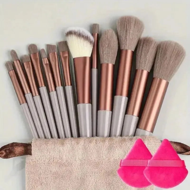 Juego de brochas de maquillaje suaves y esponjosas, profesionales, para base de maquillaje, polvos, sombras de ojos, brochas Kabuki para difuminar, herramienta de belleza, maquillaje