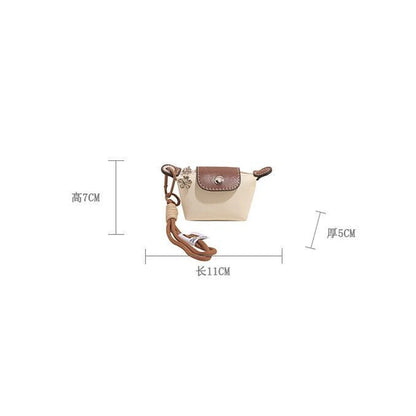 Bolso Monedero Mini de Moda Exquisito de Venta Caliente, Color Sólido Simple, Estilo Coreano, Bolsa de Maquillaje de Almacenamiento para Mujeres,