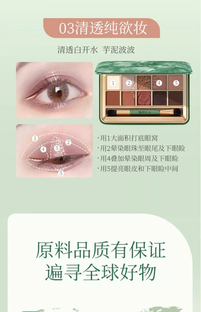 Set de Paleta de Maquillaje Sombras de Ojos Altamente Pigmentadas Paleta a Prueba de Agua, Paleta de Sombras de Ojos con Brillo Natural Brillo para ojos