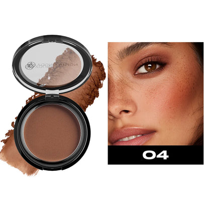Polvo Bronceador Mate Sedoso para Fijar Maquillaje, Contorno Facial, Larga Duración, Corrector 3D, Paleta de Sombras para Contorno Profundo de Nariz