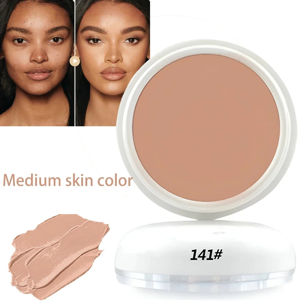 Corrector de Alta Cobertura Cubrir Antiojeras Pecas Base de Maquillaje Duradera a Prueba de Agua BB Cream para el Rostro