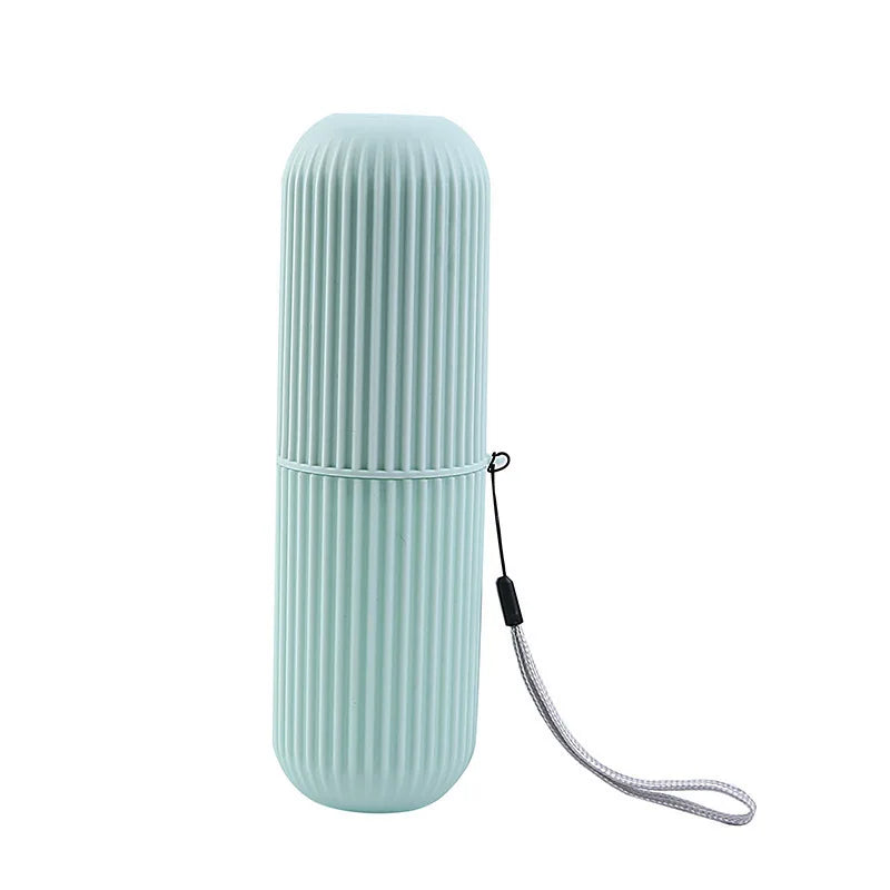 Estuche protector portátil para pasta de dientes y cepillo de dientes, caja de almacenamiento para viajes y camping, protege el cepillo de dientes y la pasta de dientes de la suciedad y los daños