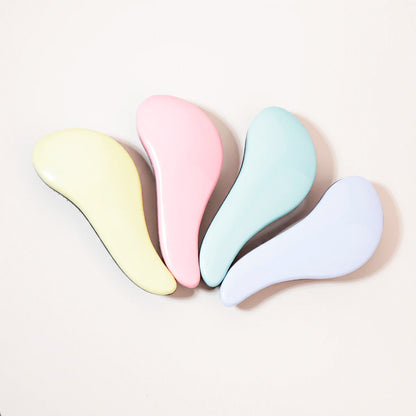 Cepillo de masaje antiestático, cepillo enrollador de ducha para masaje, cepillo para cabello mojado y rizado, herramienta de peluquería de salón