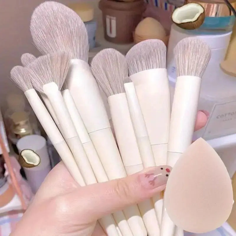 Juego de brochas de maquillaje suaves y esponjosas, profesionales, para base de maquillaje, polvos, sombras de ojos, brochas Kabuki para difuminar, herramienta de belleza, maquillaje