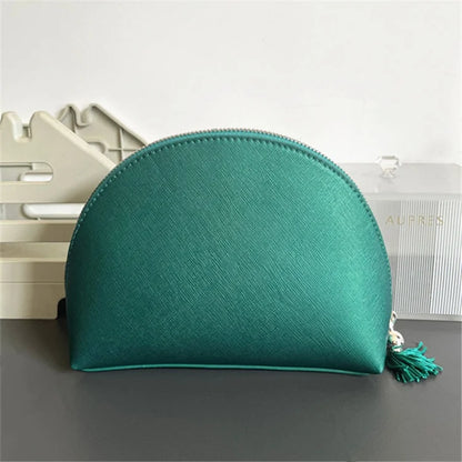 Bolsa de viaje portátil, bolso de mano, bolsa de almacenamiento de lápiz labial LA MER, azul marino, textura luminosa misteriosa,