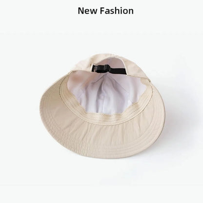 Sombrero de sol plegable de ala ancha Gorras ajustables con cordón para hombres y mujeres Sombreros de playa de verano Viseras de secado rápido Gorra de pescadora
