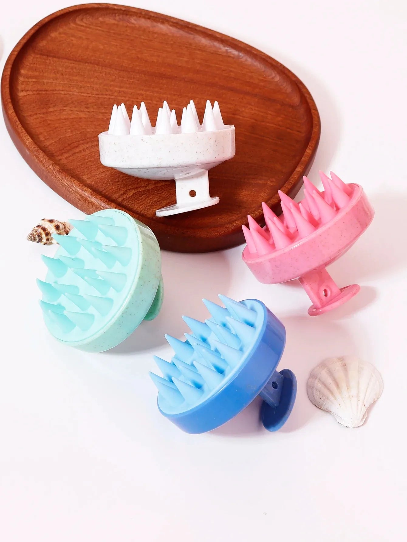 Cepillo para lavar el cabello, peine de masaje de cuero cabelludo de silicona, cepillo suave de masaje corporal, herramienta de belleza y peluquería, peine para SPA de ducha