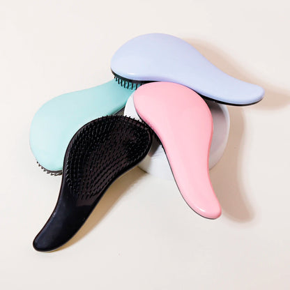 Cepillo de masaje antiestático, cepillo enrollador de ducha para masaje, cepillo para cabello mojado y rizado, herramienta de peluquería de salón