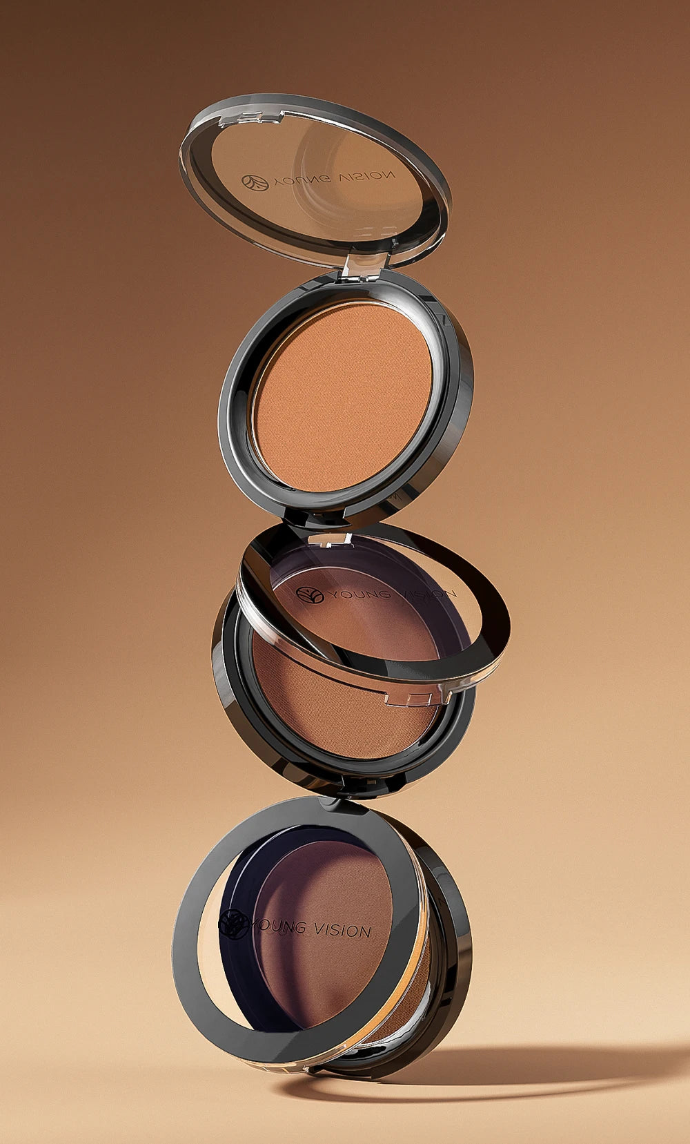 Polvo Bronceador Mate Sedoso para Fijar Maquillaje, Contorno Facial, Larga Duración, Corrector 3D, Paleta de Sombras para Contorno Profundo de Nariz