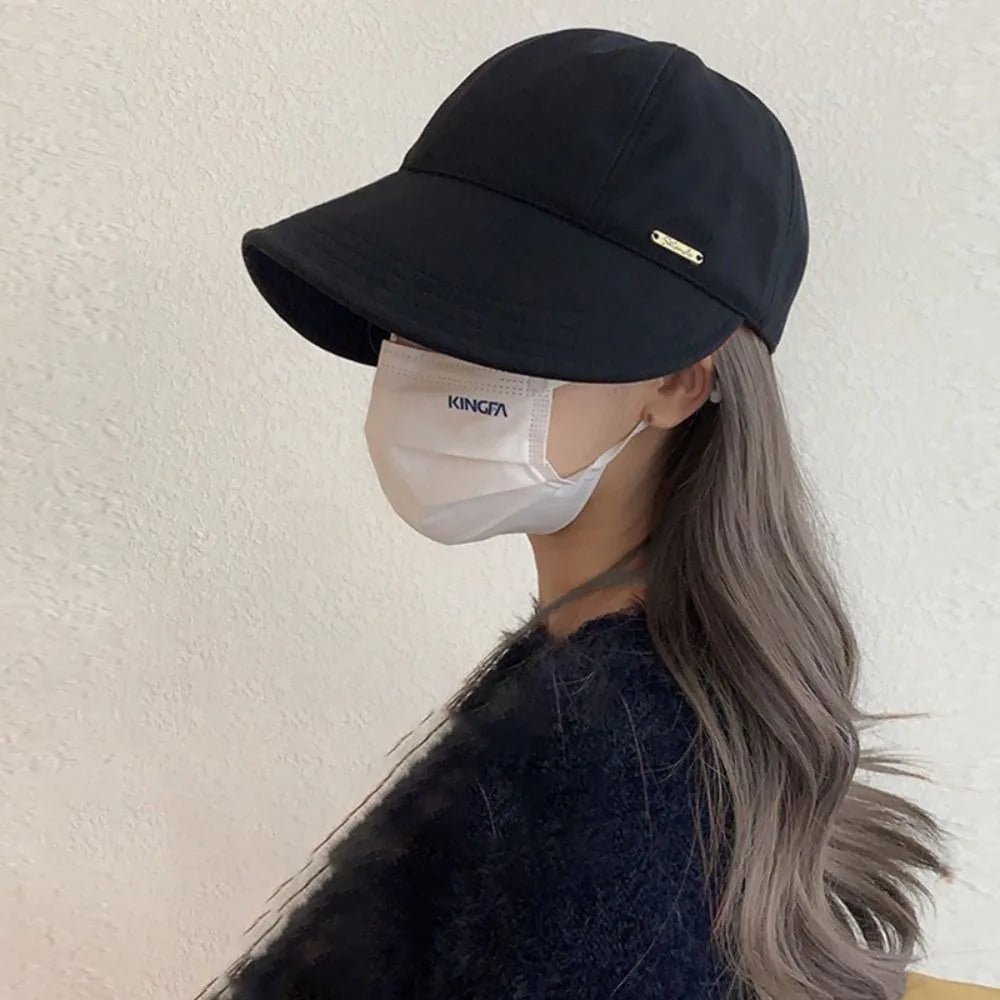 Sombrero de sol plegable de ala ancha Gorras ajustables con cordón para hombres y mujeres Sombreros de playa de verano Viseras de secado rápido Gorra de pescadora