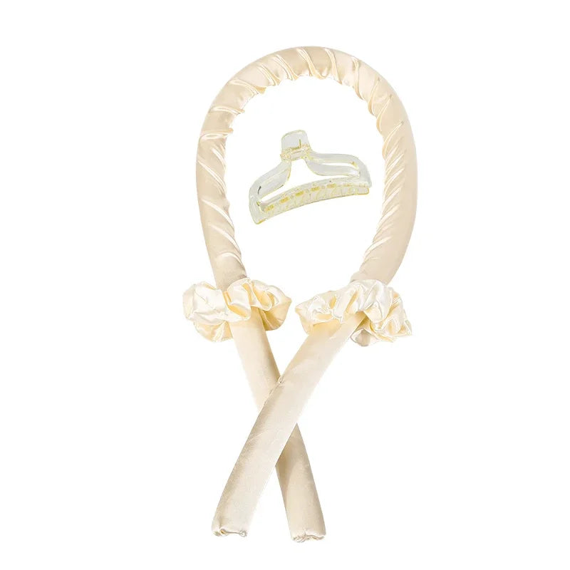 Diadema Rizador Sin Calor Varilla Sin Calor Rizos de Seda Cinta Rulos para el Cabello para Dormir Diadema Suave Rizadores Perezosos Herramientas de Estilizado del Cabello