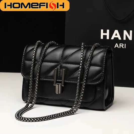 Bolso Lingge, bolso de cadena, bolso de un solo hombro, bolso cruzado estilo diagonal para mujeres