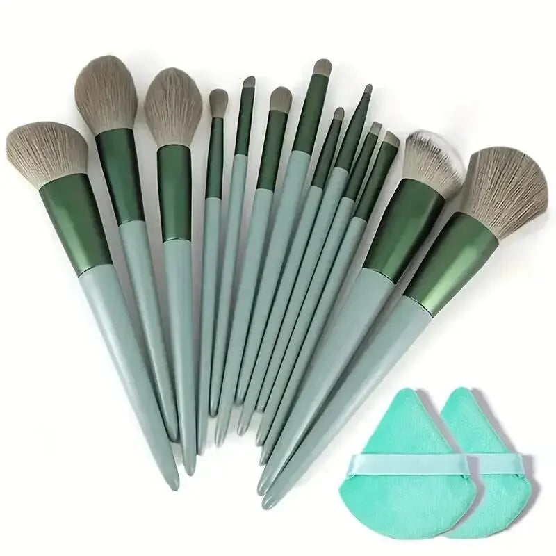 Juego de brochas de maquillaje suaves y esponjosas, profesionales, para base de maquillaje, polvos, sombras de ojos, brochas Kabuki para difuminar, herramienta de belleza, maquillaje