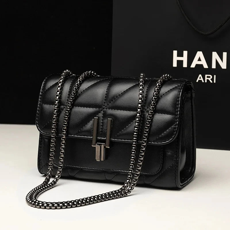 Bolso Lingge, bolso de cadena, bolso de un solo hombro, bolso cruzado estilo diagonal para mujeres