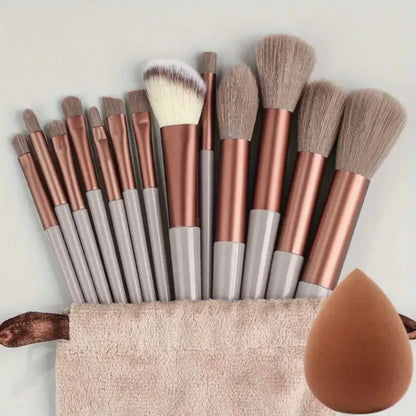 Juego de brochas de maquillaje suaves y esponjosas, profesionales, para base de maquillaje, polvos, sombras de ojos, brochas Kabuki para difuminar, herramienta de belleza, maquillaje
