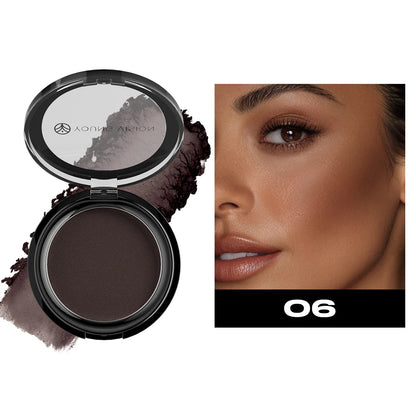 Polvo Bronceador Mate Sedoso para Fijar Maquillaje, Contorno Facial, Larga Duración, Corrector 3D, Paleta de Sombras para Contorno Profundo de Nariz