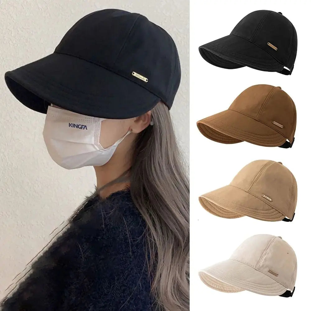 Sombrero de sol plegable de ala ancha Gorras ajustables con cordón para hombres y mujeres Sombreros de playa de verano Viseras de secado rápido Gorra de pescadora